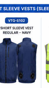VTQ-S102 Short Sleeve Vest Regular Navy